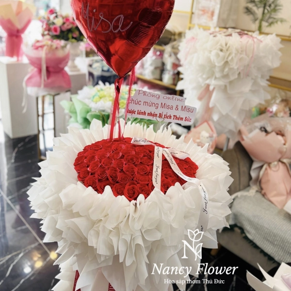 Hoa bó tình yêu đẹp