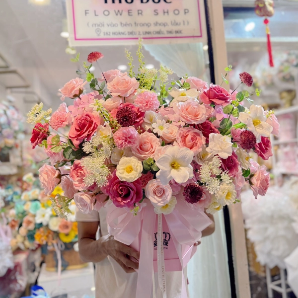 Hoa sáp đẹp khai trương sinh nhật